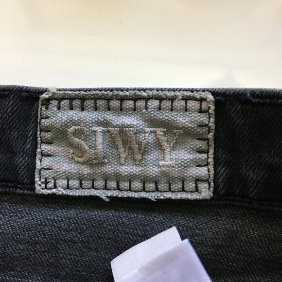 NWT Siwy Jean Womens Skinny Slim Fit Size 27 Giavanna Dace with Wolves Black - Picture 9 of 14